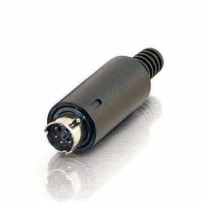 6 PIN MINI DIN MALE/CONNECTOR