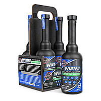 OPTI-LUBE WINTER ANTI-GEL DIESEL FUEL ADDITIVE - 4 Pack of 8oz Long Neck Bottles, Treats Up To 32 Gallons Per 8oz Bottle