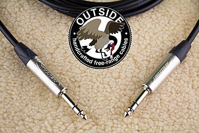 Outside TRS to TRS Cable - Canare Star Quad