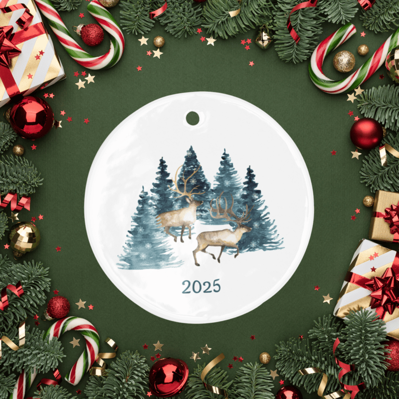 Deer 2025 Ornament