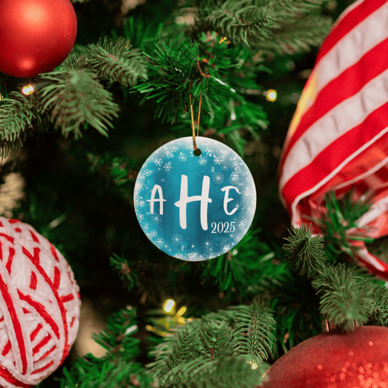 Monogram 2025 Ornament