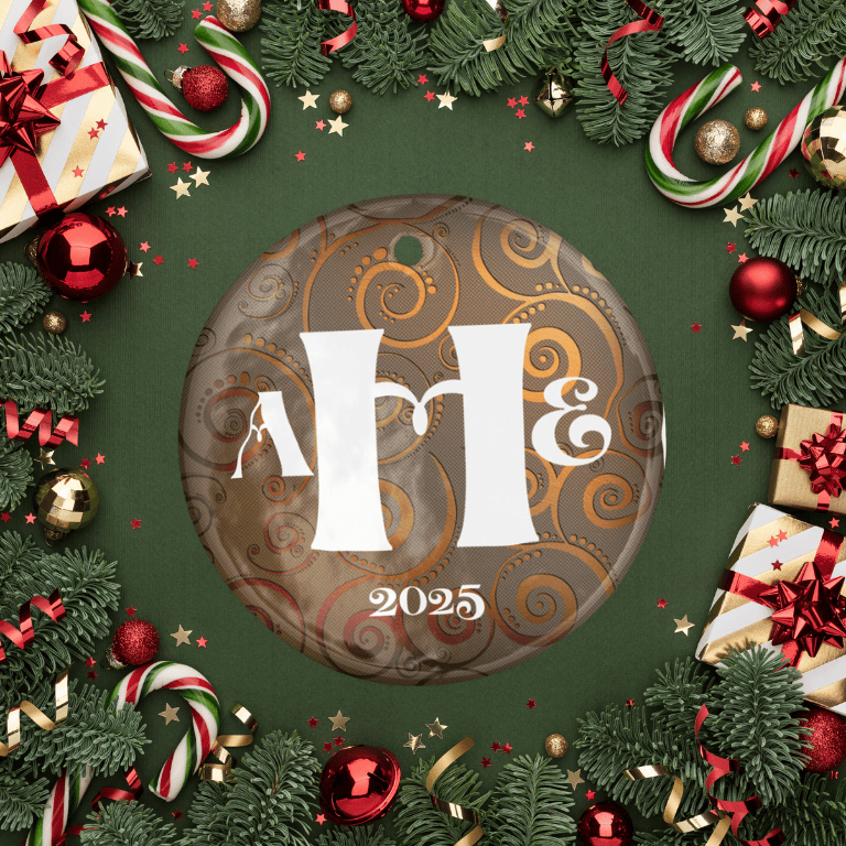 Monogram 2025 Ornament