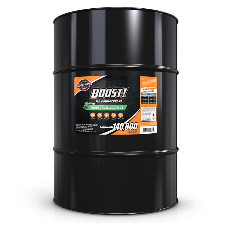 Opti-Lube Boost! Maximum Cetane Diesel Fuel Additive: 55 Gallon Drum