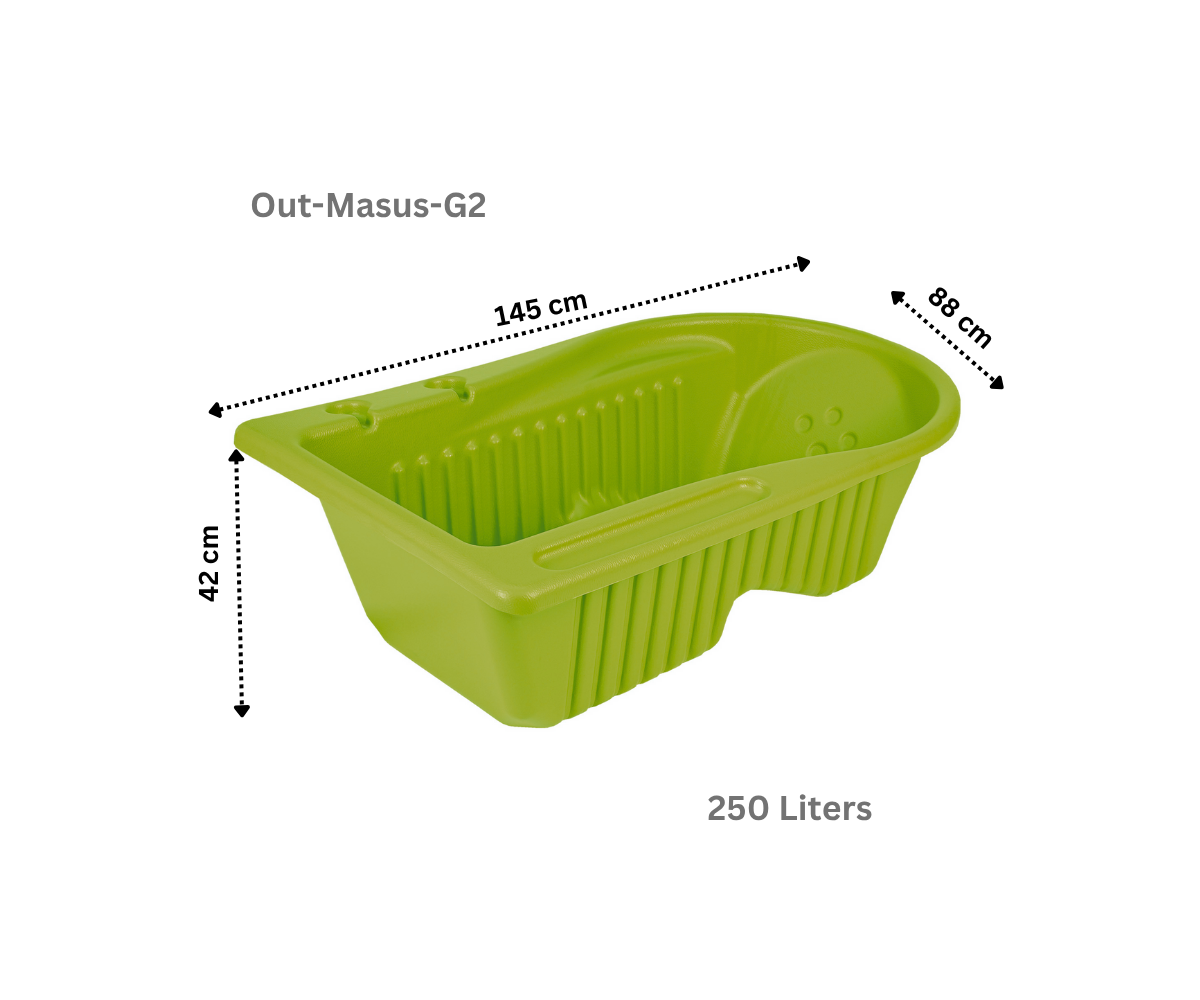 Masu Single Tub 250 Liters