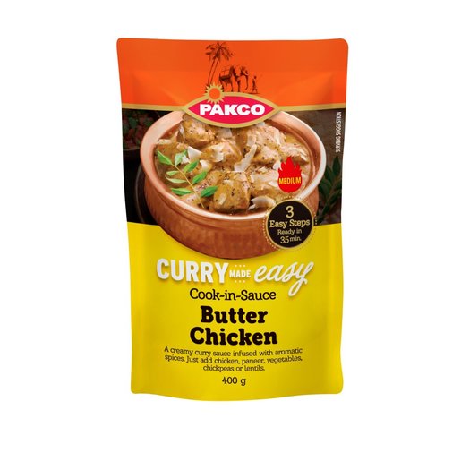 PACKO CURRY BUTTER CHIC 1X400G PACKO CURRY BUTTER CHIC 1X400G
