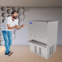 "Durable and reliable Blue Star water cooler for high-traffic areas."