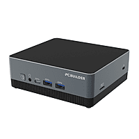 PCBuilder CUBE-N100 8GB DDR4 512GB Windows 11 Home Mini PC