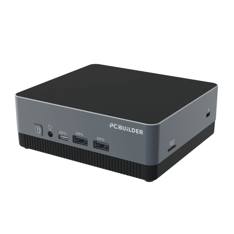 PCBuilder CUBE-N100 8GB DDR4 512GB Windows 11 Home Mini PC