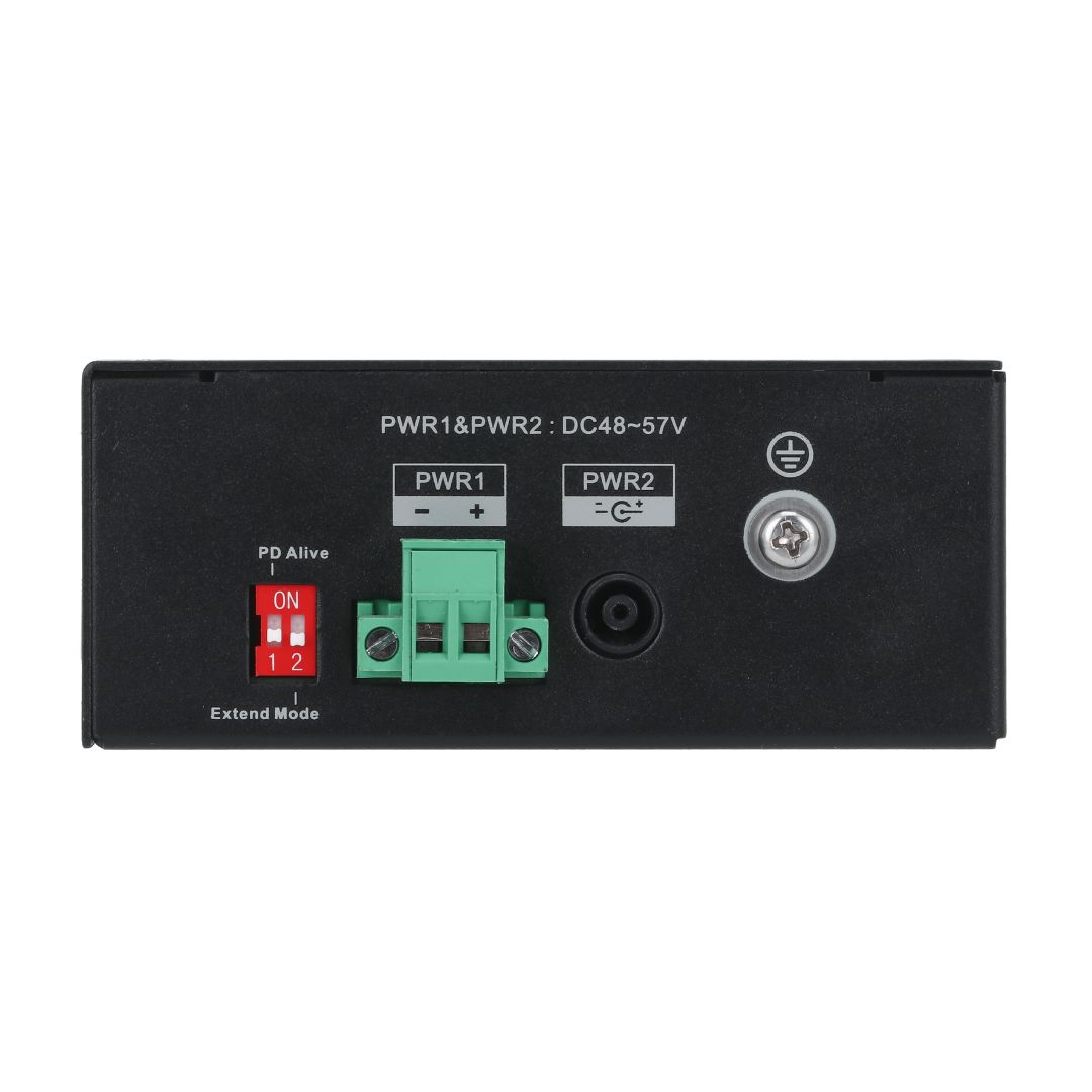 Dahua 10-Port 8 PoE Unmanaged Switch 90W, Hardened, DIN Mount Dahua 10-Port 8 PoE Unmanaged Switch 90W, Hardened, DIN Mount