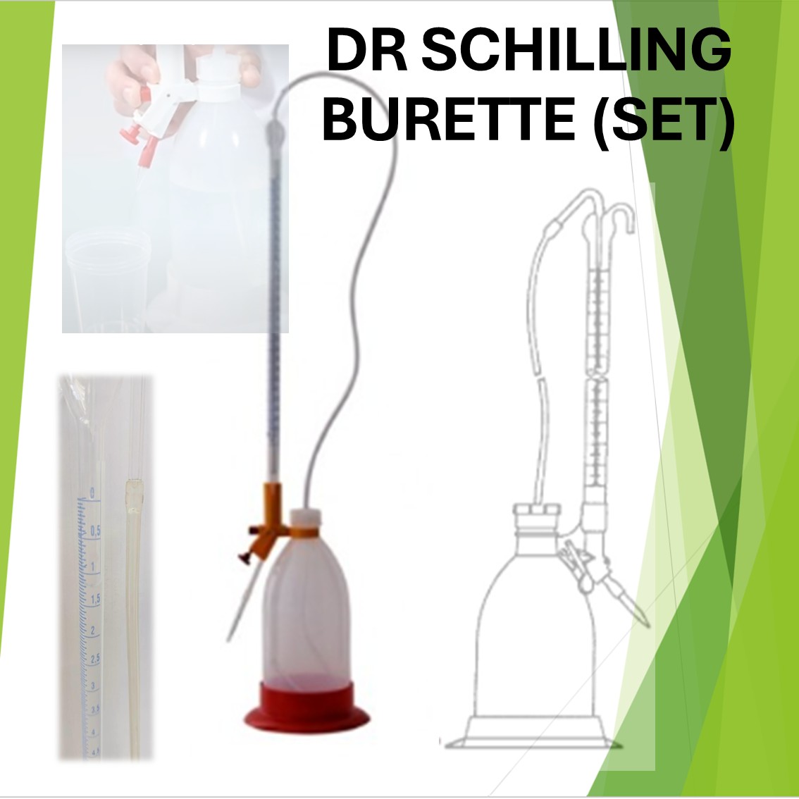 DR SCHILLINGS 10 ML BURETTE DR SCHILLINGS 10 ML BURETTE