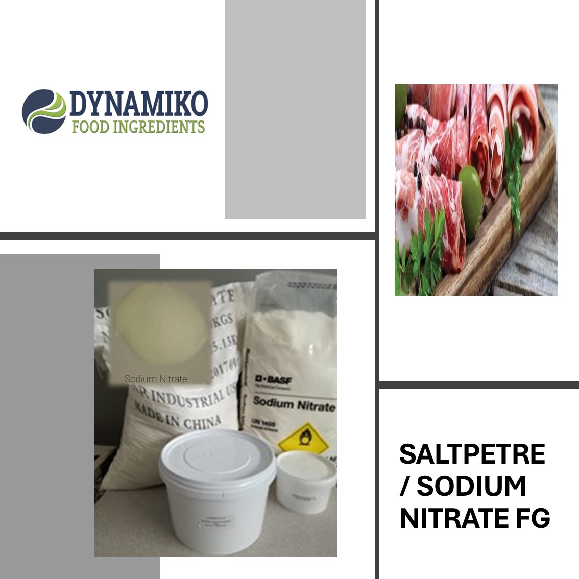 SALTPETRE - SODIUM NITRATE FG
