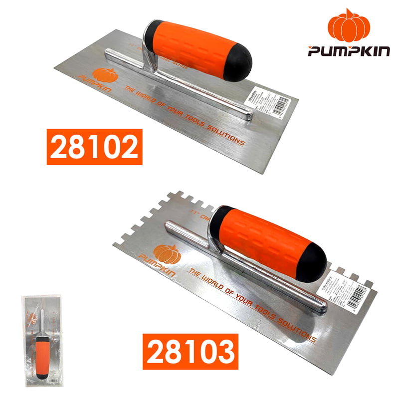 Carbon steel plastering trowel