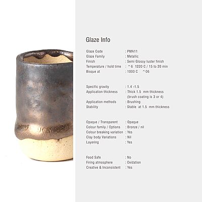 Sara Mid Fire Metallic Bronze PMA11 Sara Mid Fire Metallic Bronze PMA11