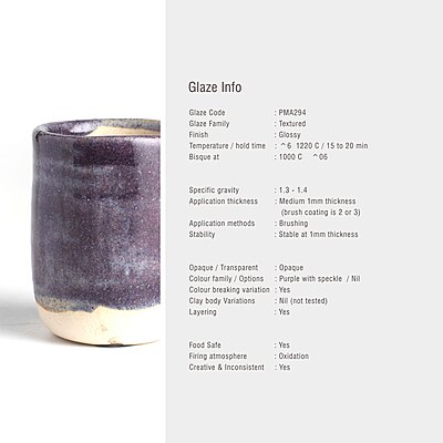 Sara Mid Fire Textured Grape PMA294 Sara Mid Fire Textured Grape PMA294