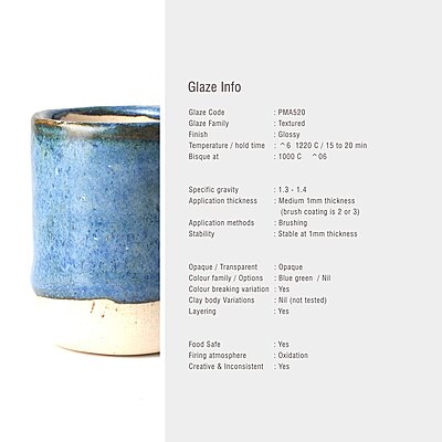 Sara Mid Fire Textured Mint Blue PMA520 Sara Mid Fire Textured Mint Blue PMA520