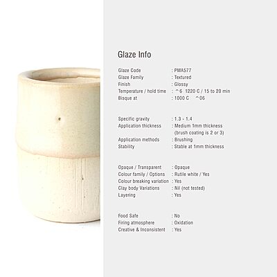 Sara Mid Fire Textured Cream PMA577 Sara Mid Fire Textured Cream PMA577
