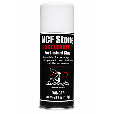 NCF Stone Accelerator Aerosol Spray - Black Can, 6 oz