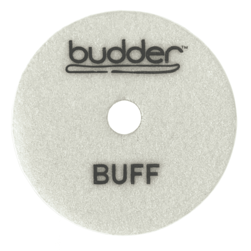Budder Wet/Dry Pad - 5", White Buff Budder Wet/Dry Pad - 5", White Buff