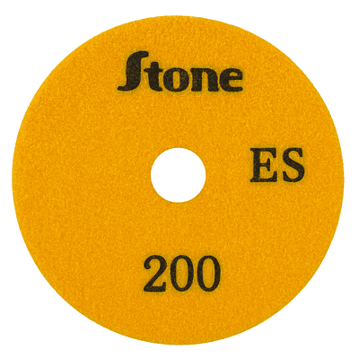 Stone Wet Polishing Pad - 4", 200 grit (Engineered Stone)