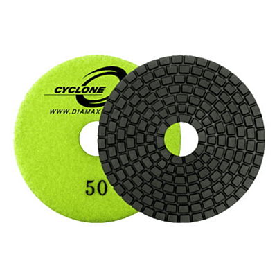 Cyclone Wet Pad S Series - 4", 50 grit