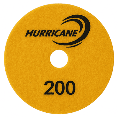 Hurricane Wet Pad - 4", 200 grit
