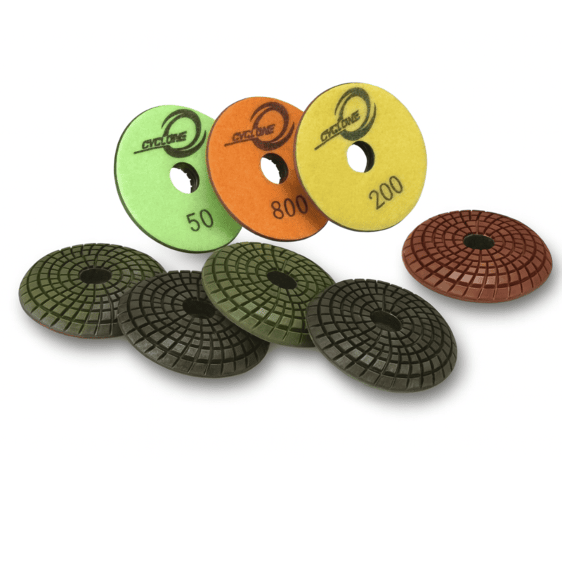 Cyclone Wet Polishing Pad R Series - 4", 400 grit