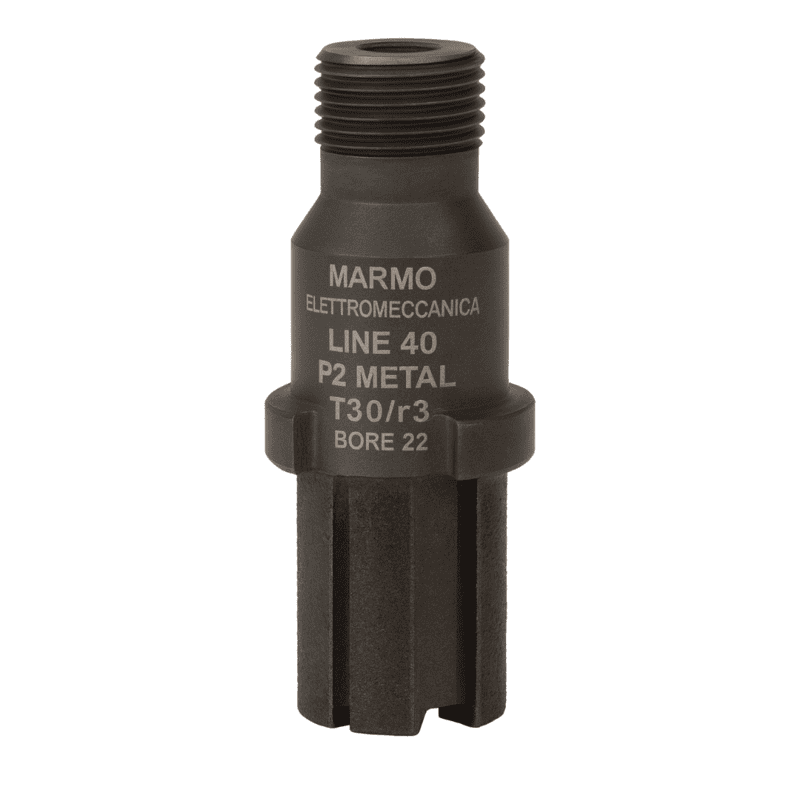 Marmo Elettromeccanica EHS Profile Wheel - Line 40, P2 Metal, T30/r3 Bore 22 Marmo Elettromeccanica EHS Profile Wheel - Line 40, P2 Metal, T30/r3 Bore 22