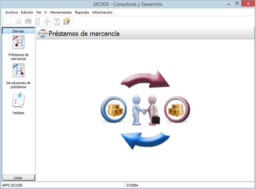 Control de préstamos de mercancía