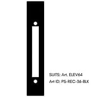 LOCKTON S/Steel SCAR PLATE (RECTANGLE 377 x 70mm)