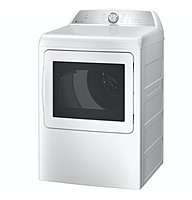 GE Profile™ PTD60GBSRWS ENERGY STAR® 7.4 cu. ft. Capacity aluminized alloy drum Gas Dryer