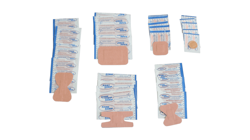 Pansements / Bandages adhésifs, stériles, de tailles assorties Pansements / Bandages adhésifs, stériles, de tailles assorties