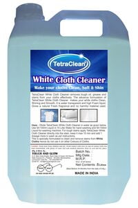 TetraClean White Cloth Cleaner and Brightener Liquid Detergent with Lavender Fragrance (5L) TetraClean White Cloth Cleaner and Brightener Liquid Detergent with Lavender Fragrance (5L)