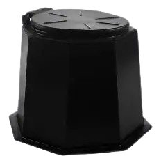Pedastal pit plastic black