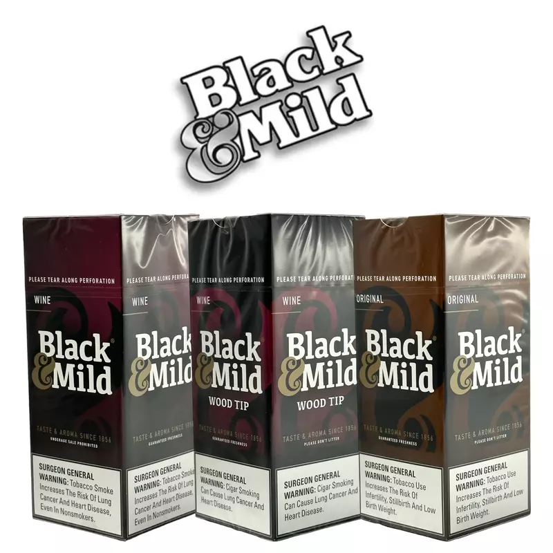 BLACK & MILD PLASTIC & WOOD TIP UPRIGHT $0.99 (25 CIGARS) BLACK & MILD PLASTIC & WOOD TIP UPRIGHT $0.99 (25 CIGARS)