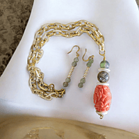 EBIERE NECKLACE AND EARRINGS