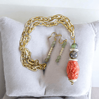 EBIERE NECKLACE AND EARRINGS