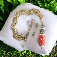 EBIERE NECKLACE AND EARRINGS