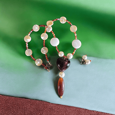 EBELE NECKLACE AND EARRINGS
