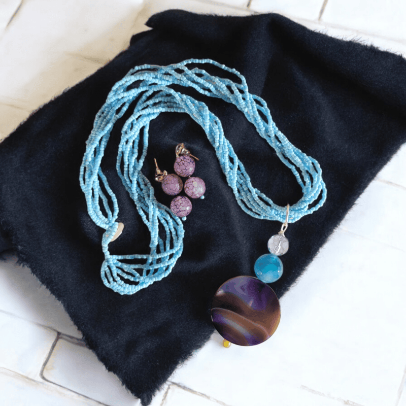 DOYIN NECKLACE AND EARRINGS