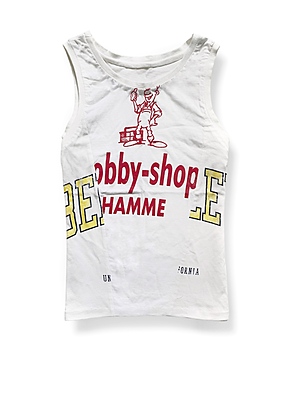 Graphic Panel Tank with sleeve extensions Graphic Panel Tank with sleeve extensions
