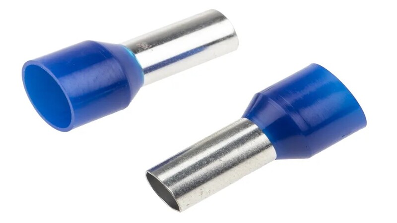 Bootlace Ferrules 35 mm - Blue Bootlace Ferrules 35 mm - Blue
