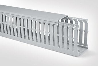 PVC Panel Trunking 60 x 40 x  2 Mtrs Length, Grey