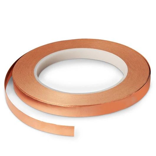 Copper Tape - 25mm x 2mm thickness - 50 mtr roll