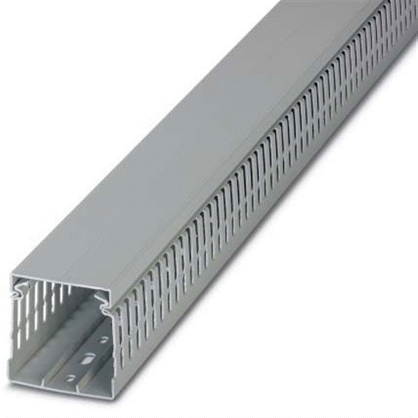 PVC Panel Trunking 40 x 40 x 2 Mtrs Length, Grey PVC Panel Trunking 40 x 40 x 2 Mtrs Length, Grey