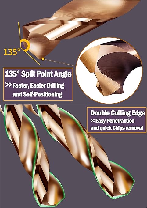 HSS Cobalt Drill Bits (M35) 12mm