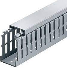 PVC Panel Trunking 25 x 25 x  2 Mtrs Length, Grey