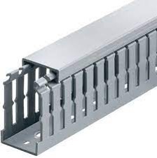 PVC Panel Trunking 25 x 25 x 2 Mtrs Length, Grey PVC Panel Trunking 25 x 25 x 2 Mtrs Length, Grey
