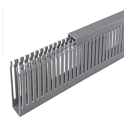PVC Panel Trunking 40 x 25 x  2 Mtrs Length, Grey