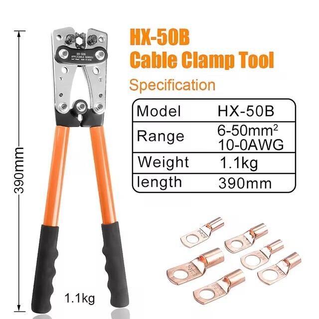 Crimping Tool 6 TO 50