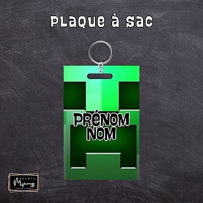Plaque à sac / Duo - Minecraft